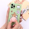 Kawaii Cartoon Peach Big 3D Bouncy Butt Ass Squishy Silicone Phone Case Cover For Iphone 12 13 Mini 11 Pro Max 2