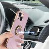 Mobile Accessories Phone Case Magnetic Suction Ring For iPhone 12 13 PRO MAX Luxury Design Phone Cover Soft Case