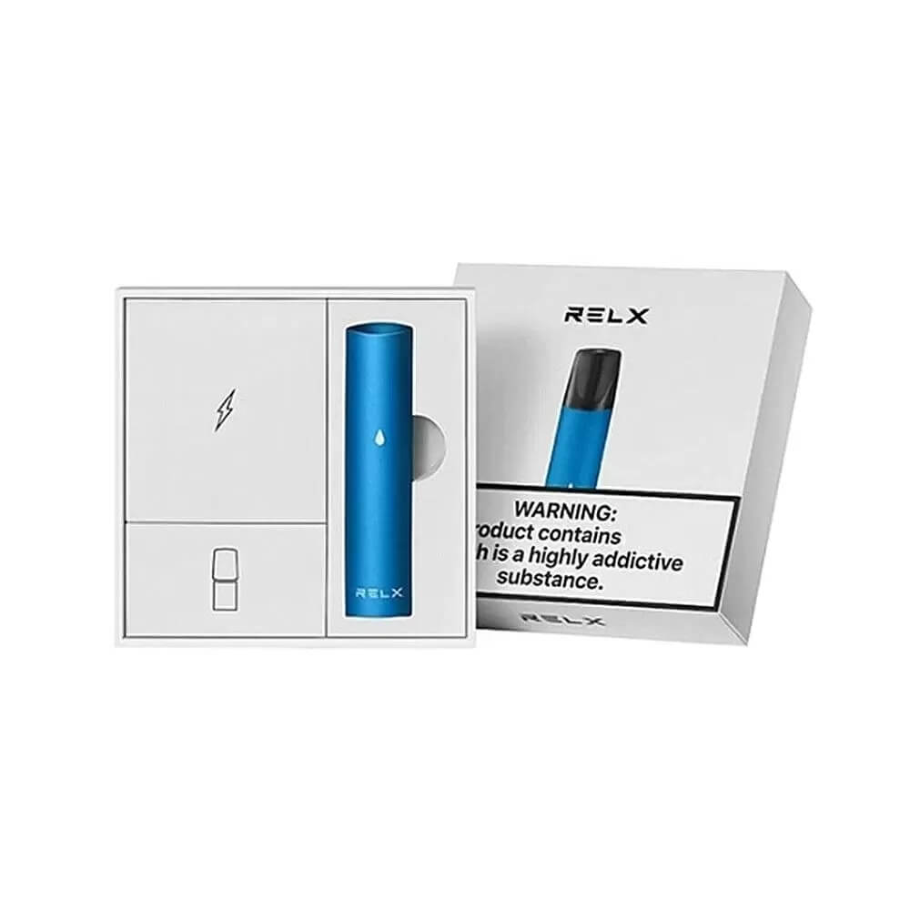 Original RELX Disposable Starter Kit 350mAh battery 2ml Prefilled Pod Cartridge Classic 200 Puffs Vape Pen 100% Authentic E-cigarettes Bar